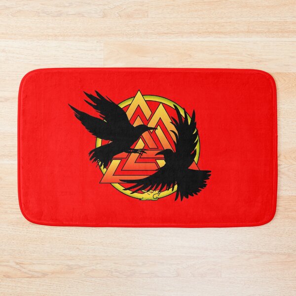 Item preview, Valknut and Ravens of Odin - Huginn and Muninn Viking designed and sold by ElJimmo.