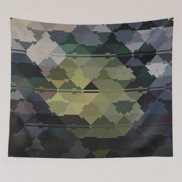 Item preview, Cute triangle pattern art  designed and sold by AYACHI90.