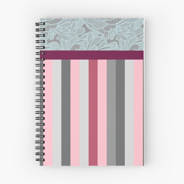 Item preview, Lace and Stripes (Pink and Grey) designed and sold by JazzPWall.