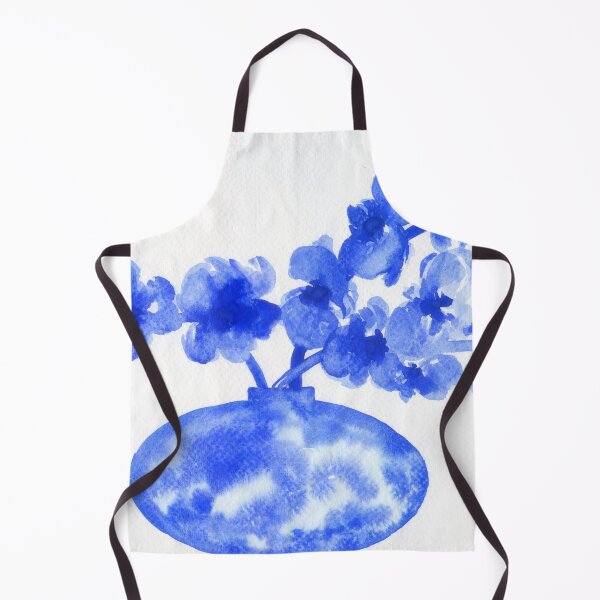 Item preview, blue orchids - watercolor still-life designed and sold by kosarandrea.