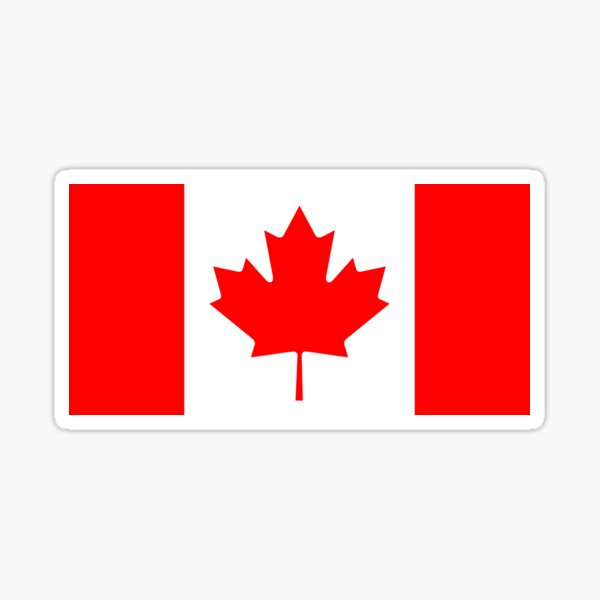 Vista previa del artículo con la obra «Canadá | Bandera canadiense», diseñado y vendido por flagstickers.