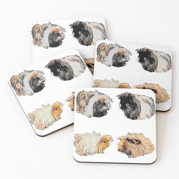 Item preview, Four Guinea Pigs Sketch  designed and sold by GuineaWonderlnd.