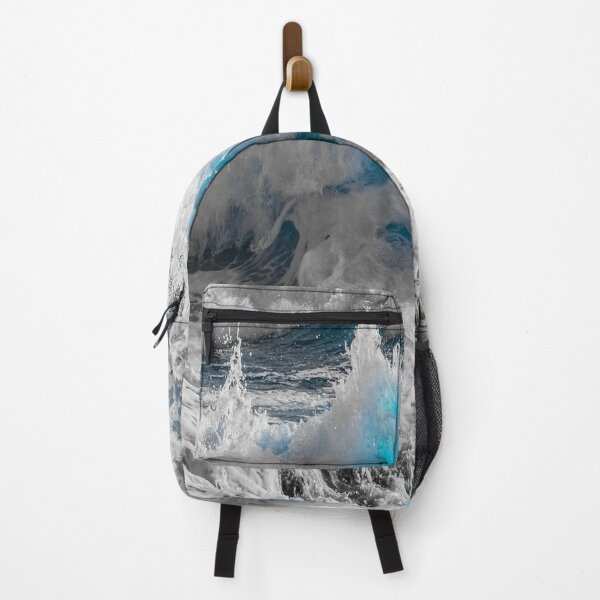 Item preview, Beautiful light blue breaking wave designed and sold by whimwitch.