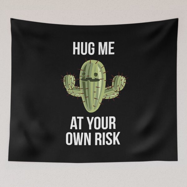 Item preview, Hug me at your own risk designed and sold by Dailyartsie.