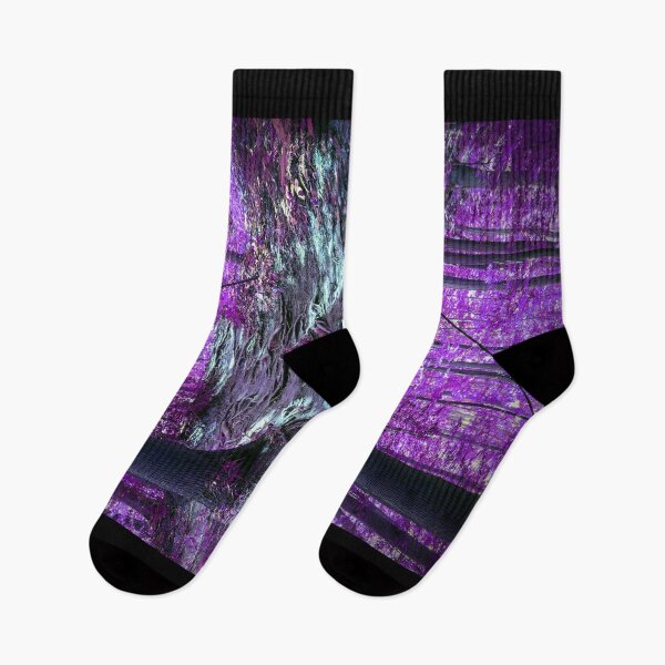 Item preview, Glitch Path in the Woods Purple designed and sold by MVA-Designs.