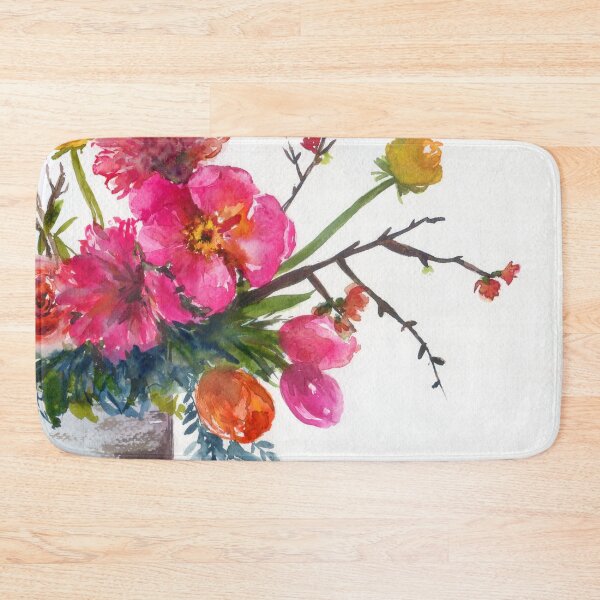 Item preview, pink flowers: still-life designed and sold by kosarandrea.