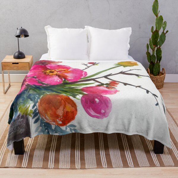 Item preview, pink flowers: still-life designed and sold by kosarandrea.