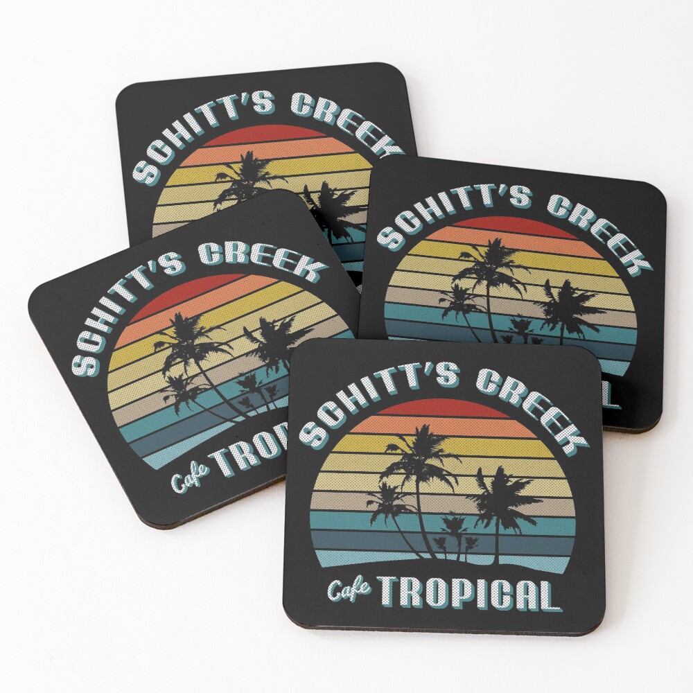 Schitt's Creek: Café Tropical Coasters (Set of 4)