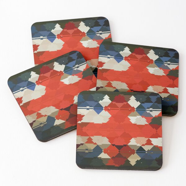 Item preview, Red / triangle pattern art  designed and sold by AYACHI90.
