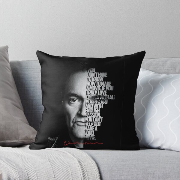 Artikelvorschau, Black and white Quentin Tarantino quote poster entworfen und verkauft von Enea Kelo.
