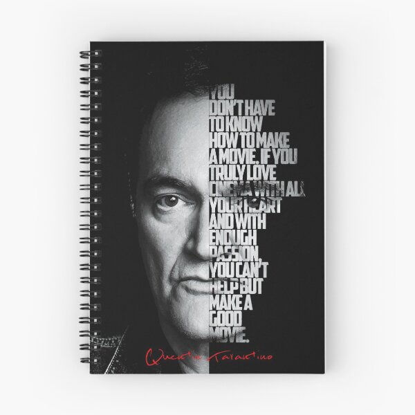 Artikelvorschau, Black and white Quentin Tarantino quote poster entworfen und verkauft von Enea Kelo.