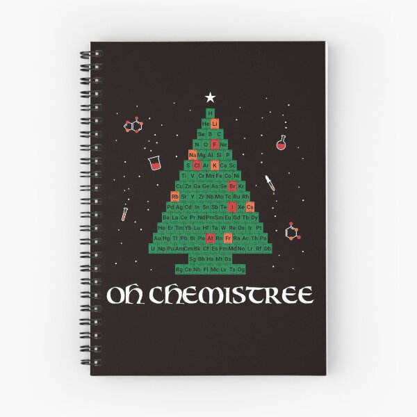 Item preview, Christmas in Green & Red Chemistry Christmas Tree - Oh Chemistree designed and sold by finethesign.