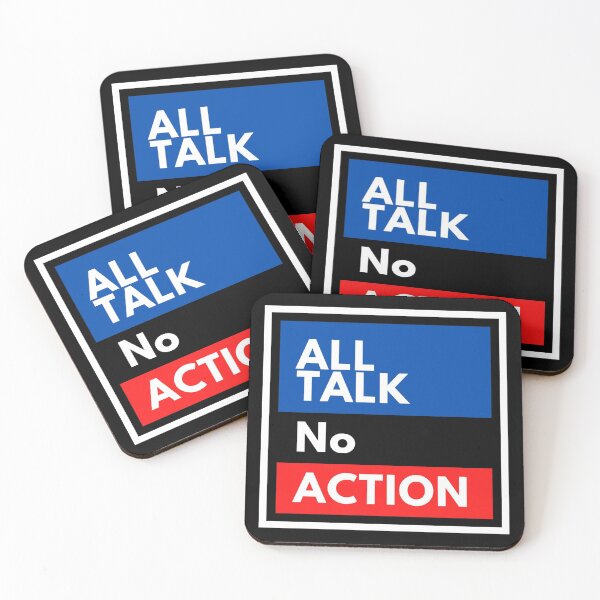 Item preview, All Talk No Action designed and sold by Lolas-Creations.