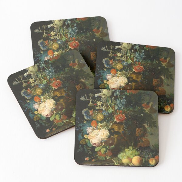 Item preview, Jan van Huysum "Still life with flowers and fruits" designed and sold by Alexandra Dahl.