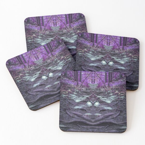 Item preview, Wooded Path Ruts Purple Mirror designed and sold by MVA-Designs.