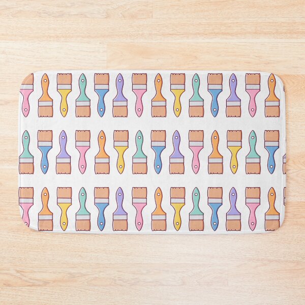 Item preview, Pastel Paint Brushes - White Background designed and sold by petinmypocket.