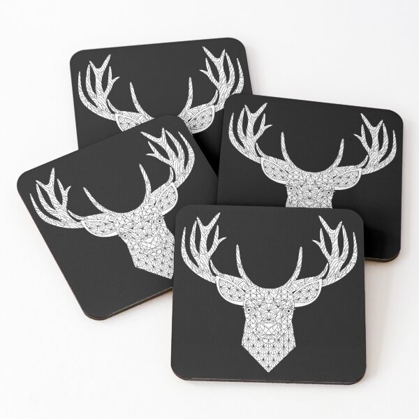 Item preview, Deer Portrait in Patterns designed and sold by Laura Ray Leslie.