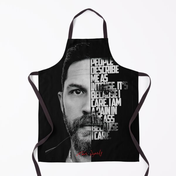 Item preview, Black and white Tom Hardy quote poster designed and sold by Enea Kelo.