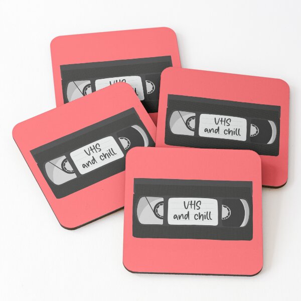 Item preview, VHS And Chill Cassette Tape Video Pink designed and sold by Sunny Collections.