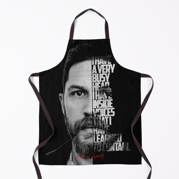 Item preview, Black and white Tom Hardy quote poster designed and sold by Enea Kelo.