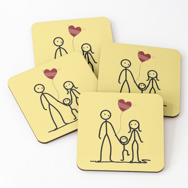 Item preview, Stickman / Family designed and sold by LotusCreations.