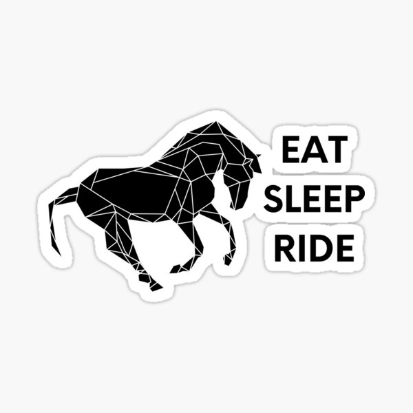 Item preview, Equestrianism Eat Sleep Ride designed and sold by AutumnVibeShop.