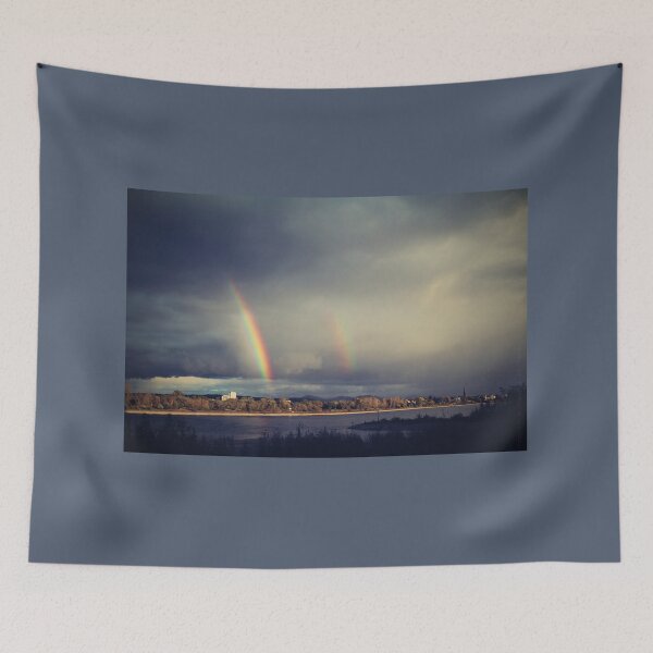 Item preview, Rhine, Siebengebirge and double Rainbow - Photography designed and sold by greatnorris.