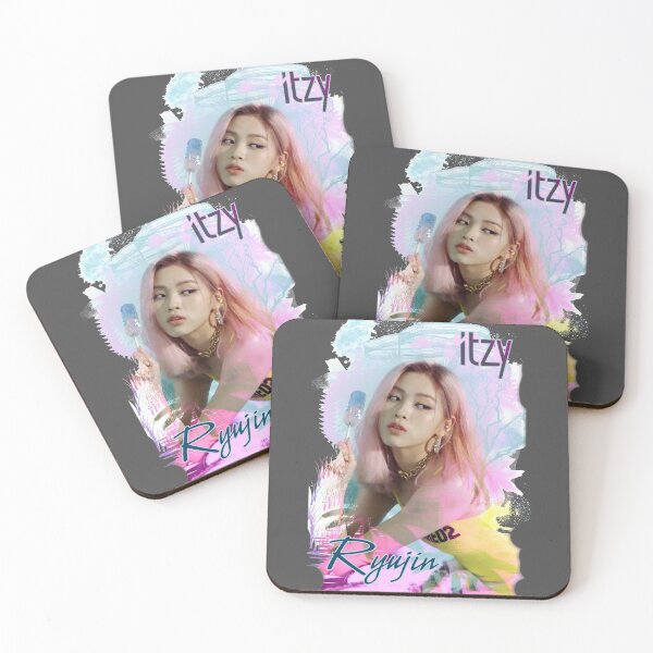 Item preview, Ryujin iTZY - Kpop Aqua Blue Art Vibe designed and sold by musmus76.