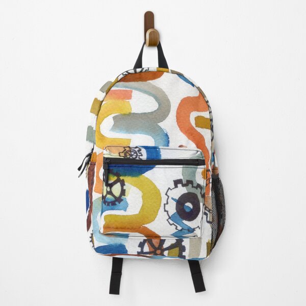 Item preview, watercolor abstract pattern: gears designed and sold by kosarandrea.