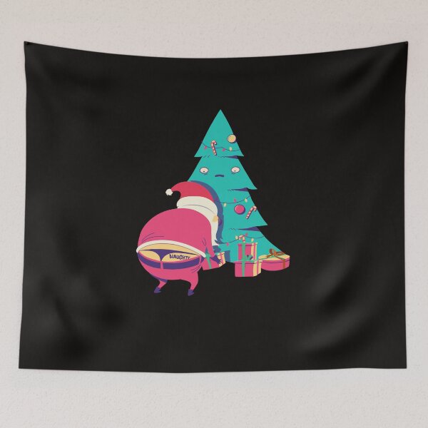 Item preview,  Santa Claus with Naughty Tattoo Christmas designed and sold by davestees506.