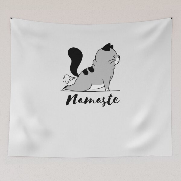 Item preview, Namaste Cat Yoga Just Burns Off The Crazy In Me designed and sold by Jajulile.
