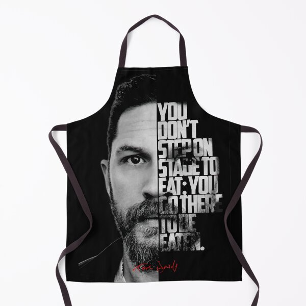Item preview, Black and white Tom Hardy quote poster designed and sold by Enea Kelo.