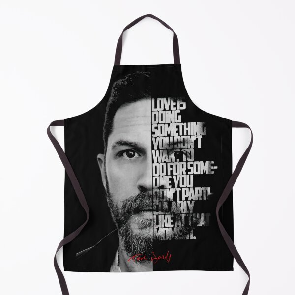Item preview, Black and white Tom Hardy quote poster designed and sold by Enea Kelo.