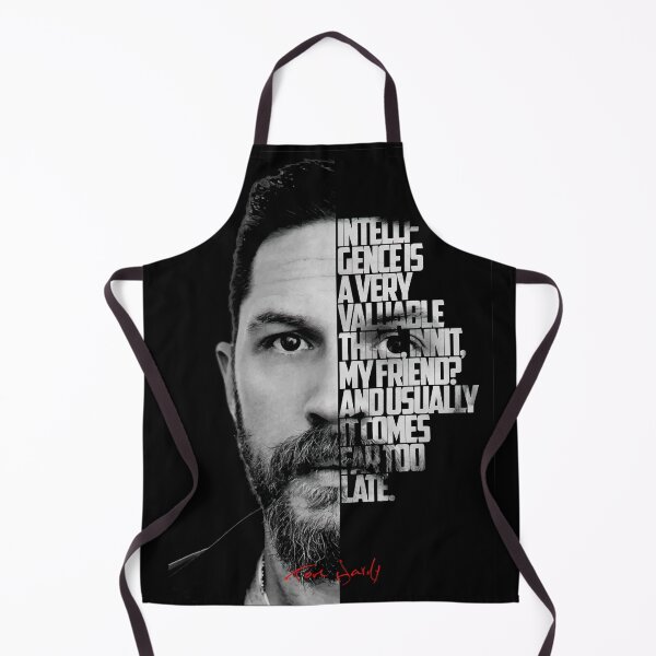Item preview, Black and white Tom Hardy quote poster designed and sold by Enea Kelo.