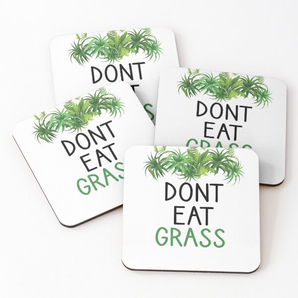 Item preview, DONT EAT GRASS : green style/vegan lover/ Funny grass designed and sold by Houssemanthony.