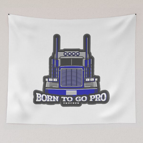 Item preview, Born to Go Pro Trucker designed and sold by Spicy Chilli.