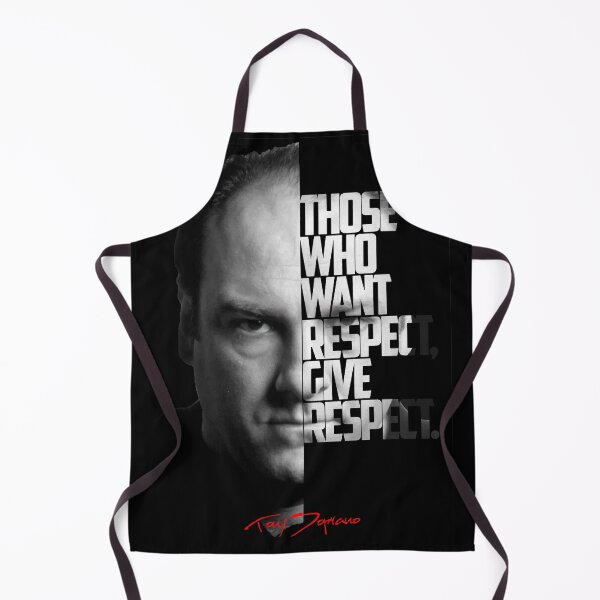 Item preview, Black and white Tony Soprano The Sopranos Tv Show quote. designed and sold by Enea Kelo.