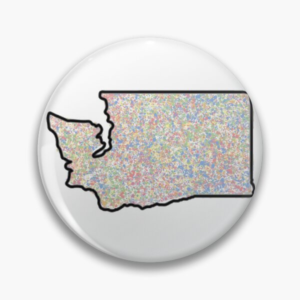 Item preview, Washington State Splatter Graphic designed and sold by karinnem.