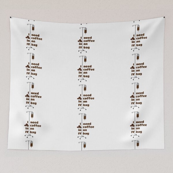 Item preview, I Need Coffee in an IV Bag  designed and sold by NovaQC.