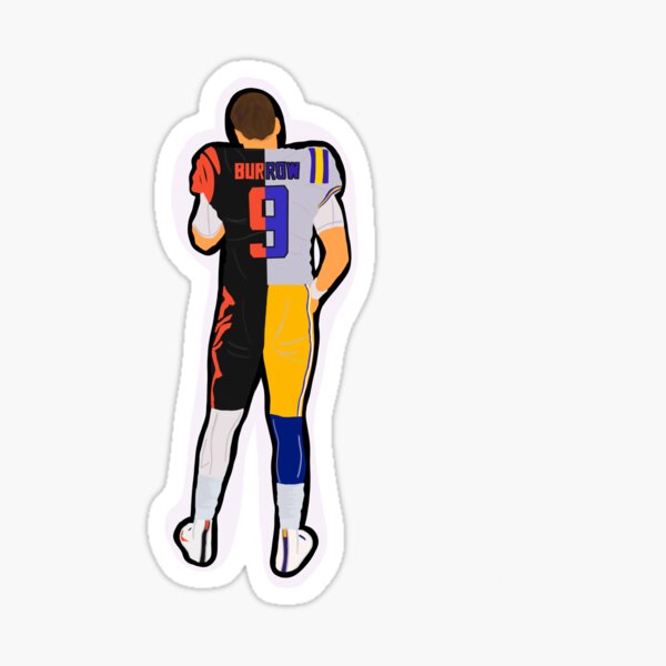 Joe Burrow Cincinnati Bengals STICKER - Joe Cool NFL Joey B Cincy