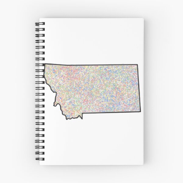 Item preview, Montana State Splatter Graphic designed and sold by karinnem.