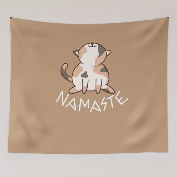 Item preview, I Do Yoga To Burn Off The Crazy Namaste Cat designed and sold by Jajulile.
