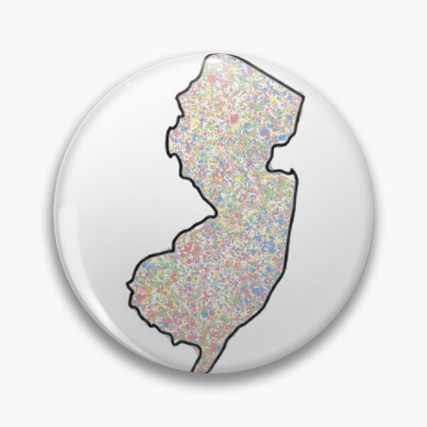Item preview, New Jersey State Splatter Graphic designed and sold by karinnem.