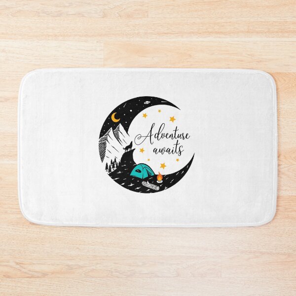 Item preview, Adventure awaits B Camper Adventure Nature Moutainers Lovers Graphic Very Funny Cool Novelty Design designed and sold by popotamfriends.