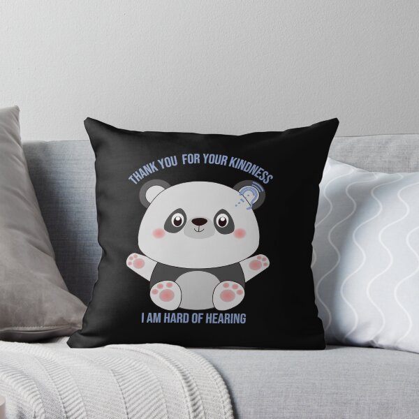 Item preview, THANK YOU FOR YOUR KINDNESS HARD OF HEARING CUTE PANDA designed and sold by Cr1sV.
