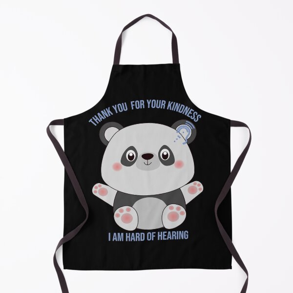 Item preview, THANK YOU FOR YOUR KINDNESS HARD OF HEARING CUTE PANDA designed and sold by Cr1sV.