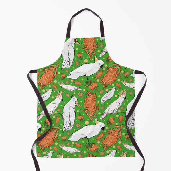 Item preview, Australian Native Floral and Cockatoo Pattern designed and sold by Annalee Beer.