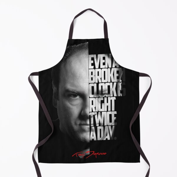 Item preview, Black and white Tony Soprano The Sopranos Tv Show quote. designed and sold by Enea Kelo.