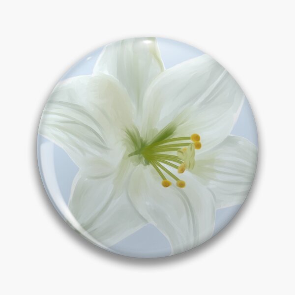 Item preview, Painted White Lily designed and sold by MossyMemory.