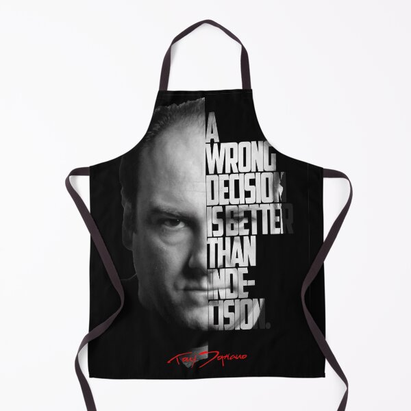 Item preview, Black and white Tony Soprano The Sopranos Tv Show quote. designed and sold by Enea Kelo.